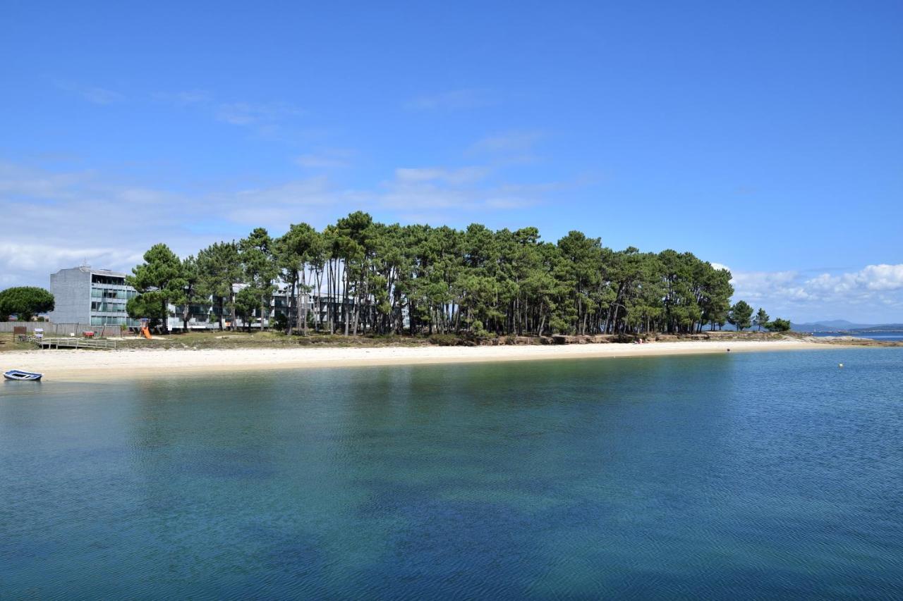Maravilloso Apartamento De Playa En La Paradisiaca Illa De Arousa 외부 사진